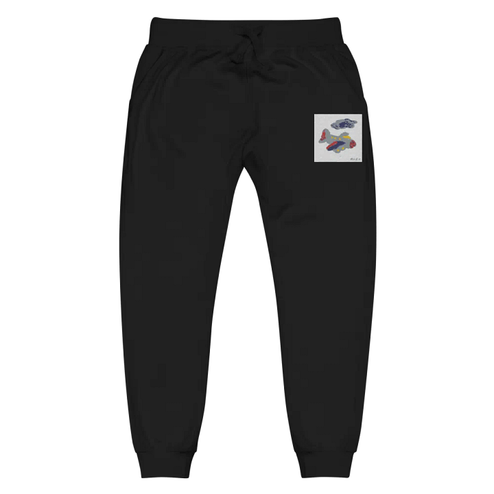 Kid Airplane (Cotton Heritage Unisex Fleece Joggers) product image (1)