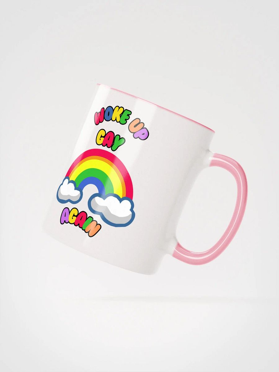 Woke Up Gay Again Rainbow Mug product image (3)
