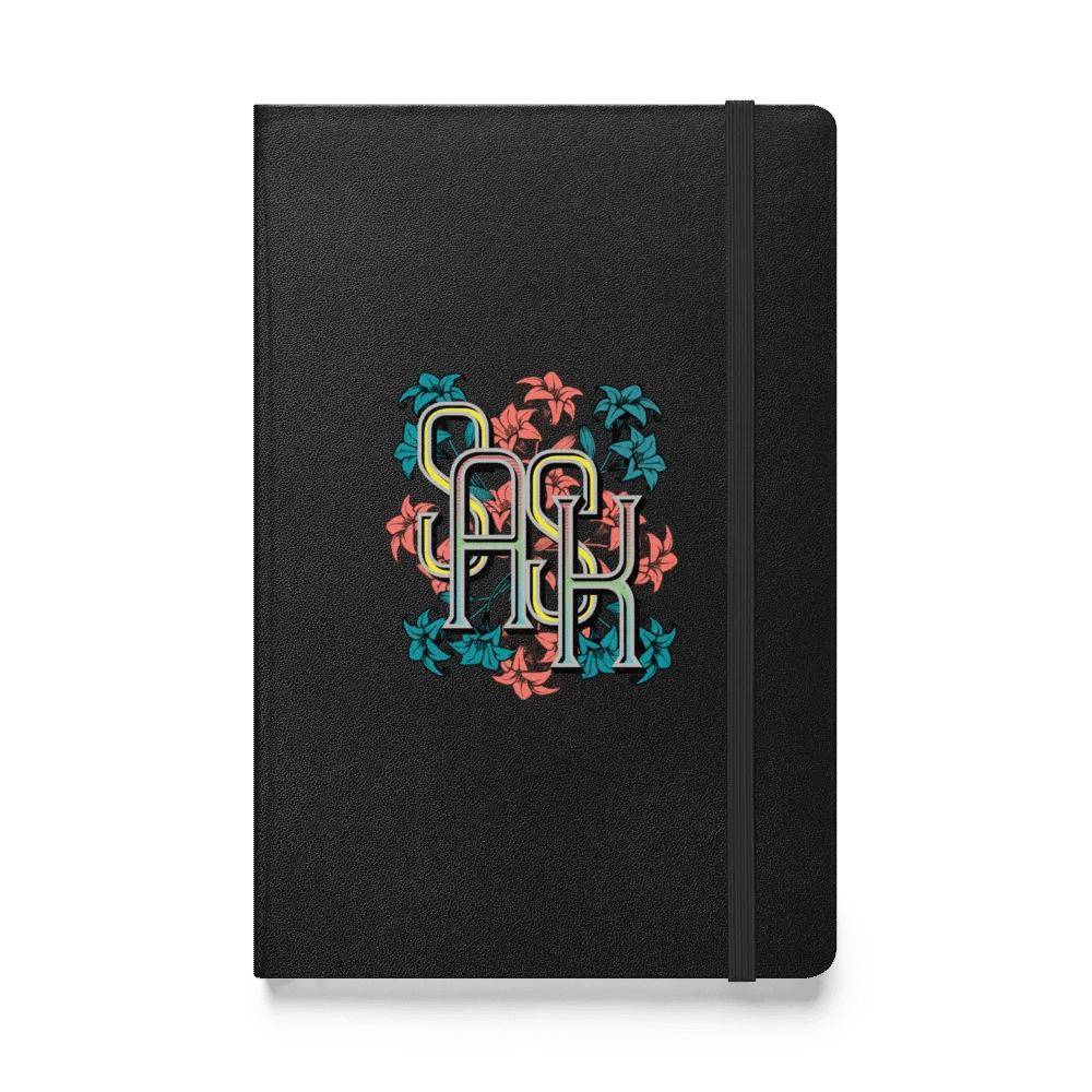 Sask Saskatoon Saskatchewan Flower Floral Hardcover Notebook product image (1)