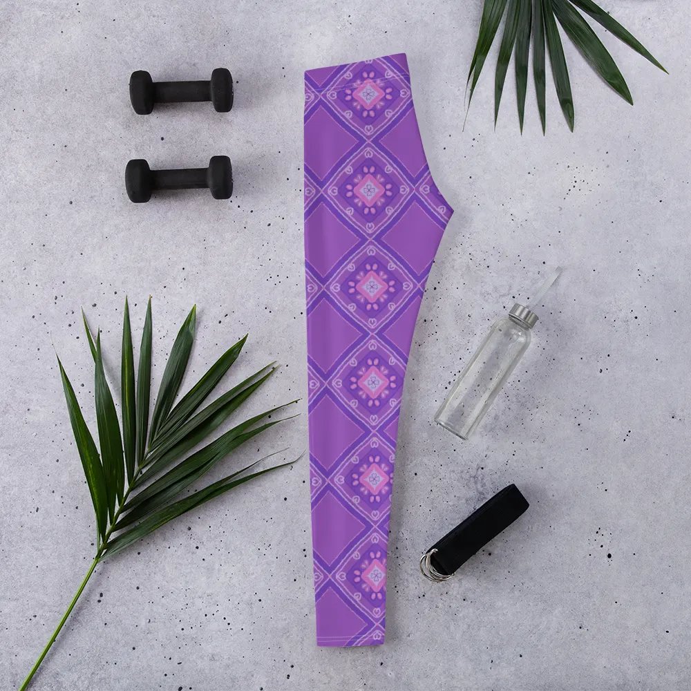 Lilac Pattern Leggings product image (2)
