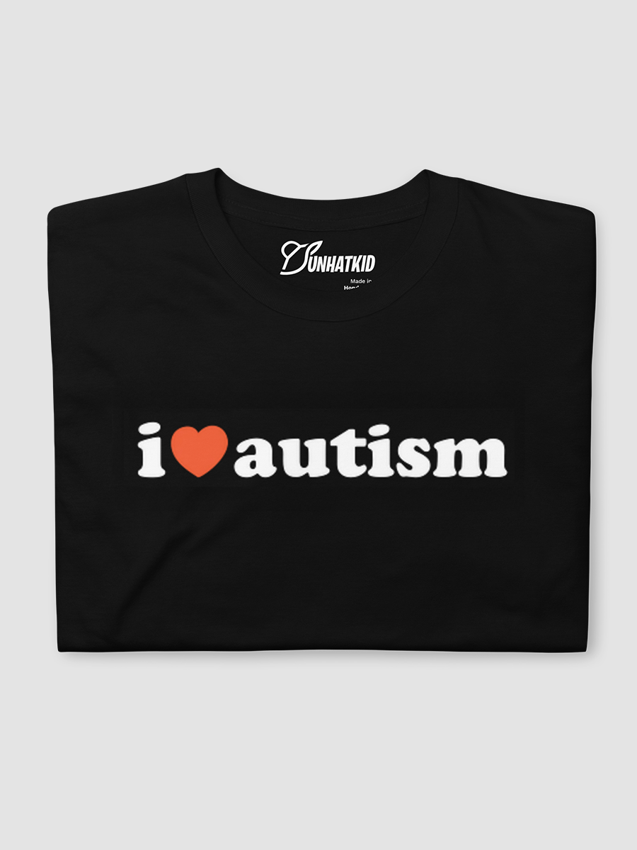 I Heart Autism Black Tee product image (6)