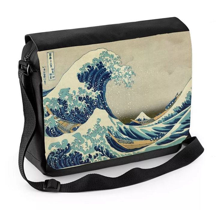 Hokusai The Great Wave off Kanagawa Laptop Messenger Bag product image (1)