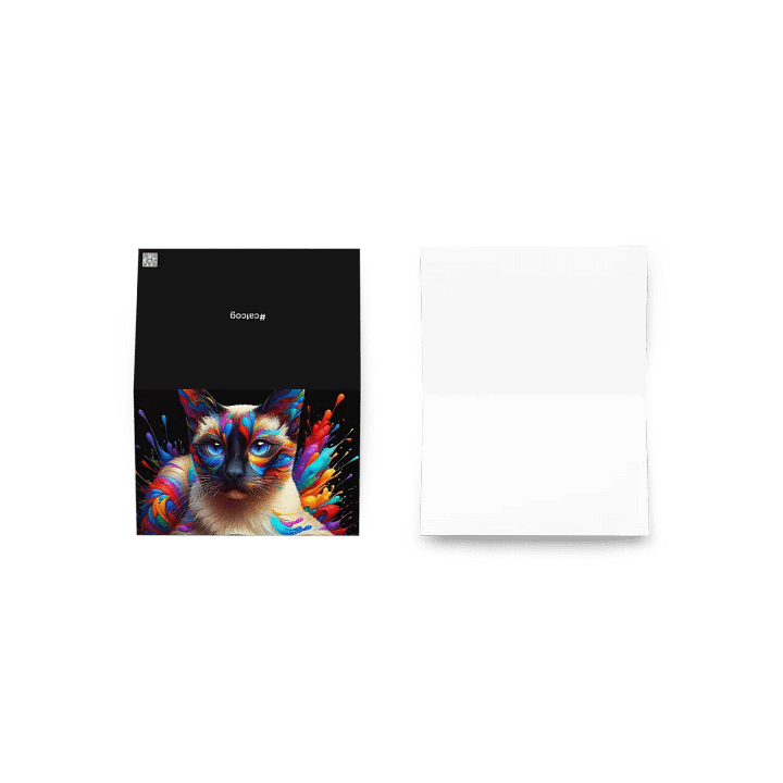 Greeting Card: Siamese product image (2)