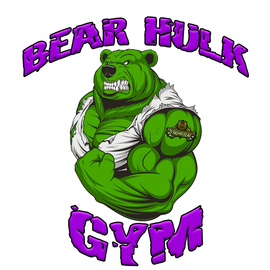 Bear Hulk Gym - Heavyweight T-shirt product image (49)