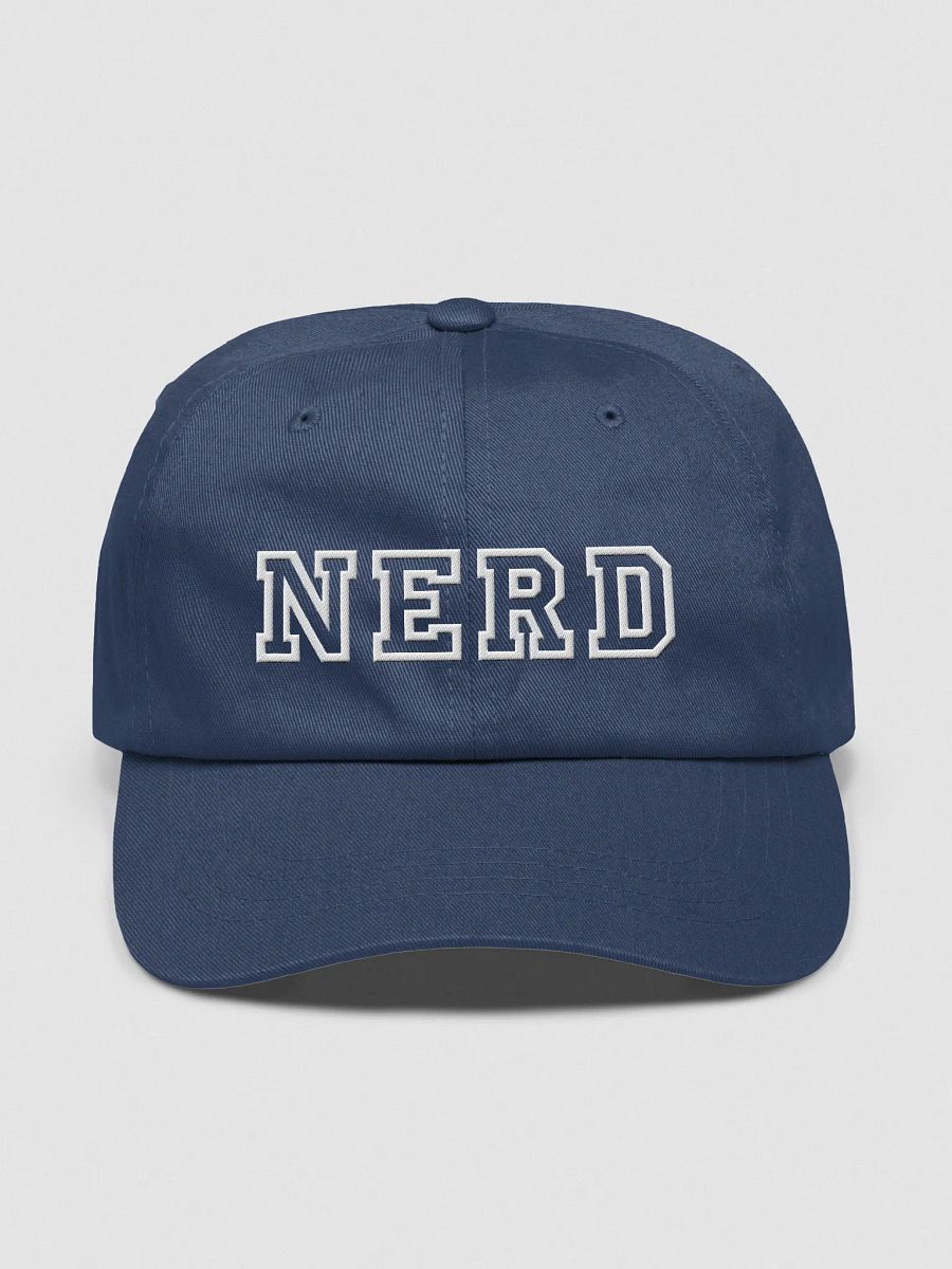 Navy NERD Dad Hat product image (1)