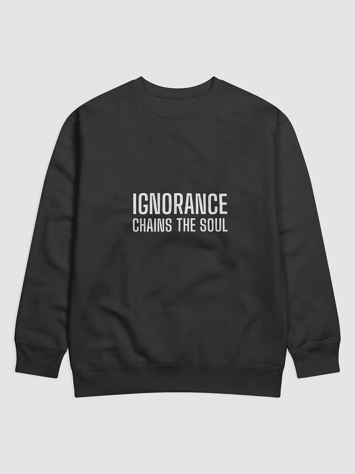 Pixelated Abstract Sweater | life motto IGNORANCE CHAINS THE SOUL product image (6)