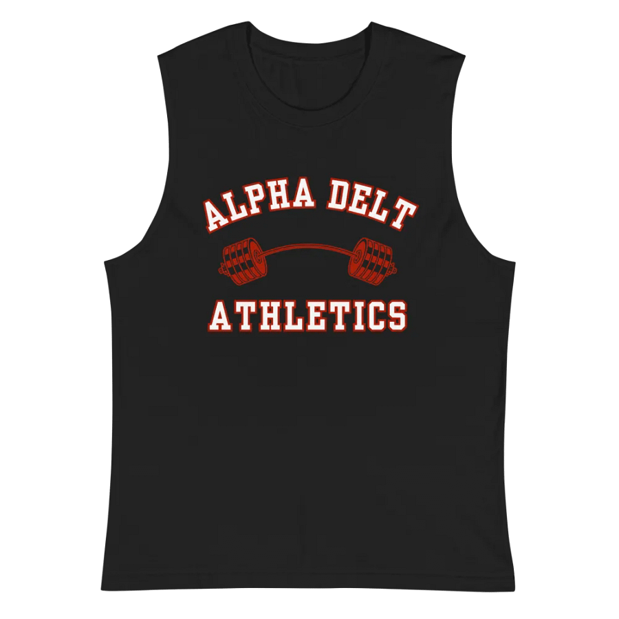 Alpha Delt Athletics Barbell Muscle Tank product image (3)