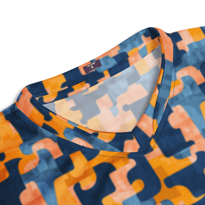 Flowing Shapes | Recycled Unisex Sports Jersey product image (8)