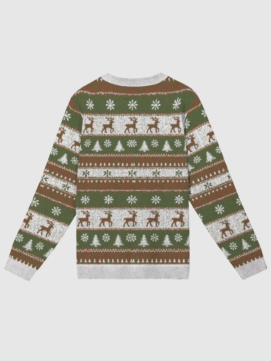 Cozy Reindeer Knitted Christmas Sweatshirt – Warm, Stylish, and Festive Wear product image (4)