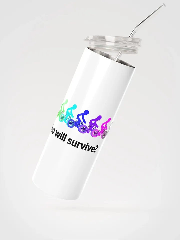 MIKAN Bicycle Stainless Steel Tumbler (Who will survive?) product image (2)