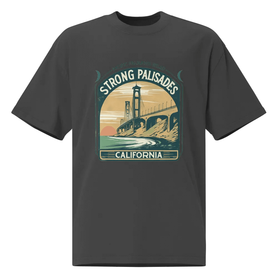 Strong Palisades California – T-Shirt" product image (1)