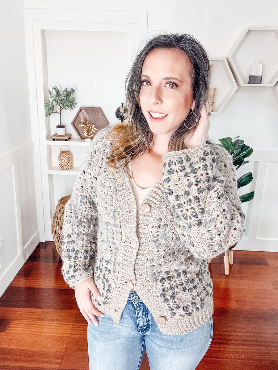 Granny Square Cardigan Tutorial (9 sizes) product image (6)