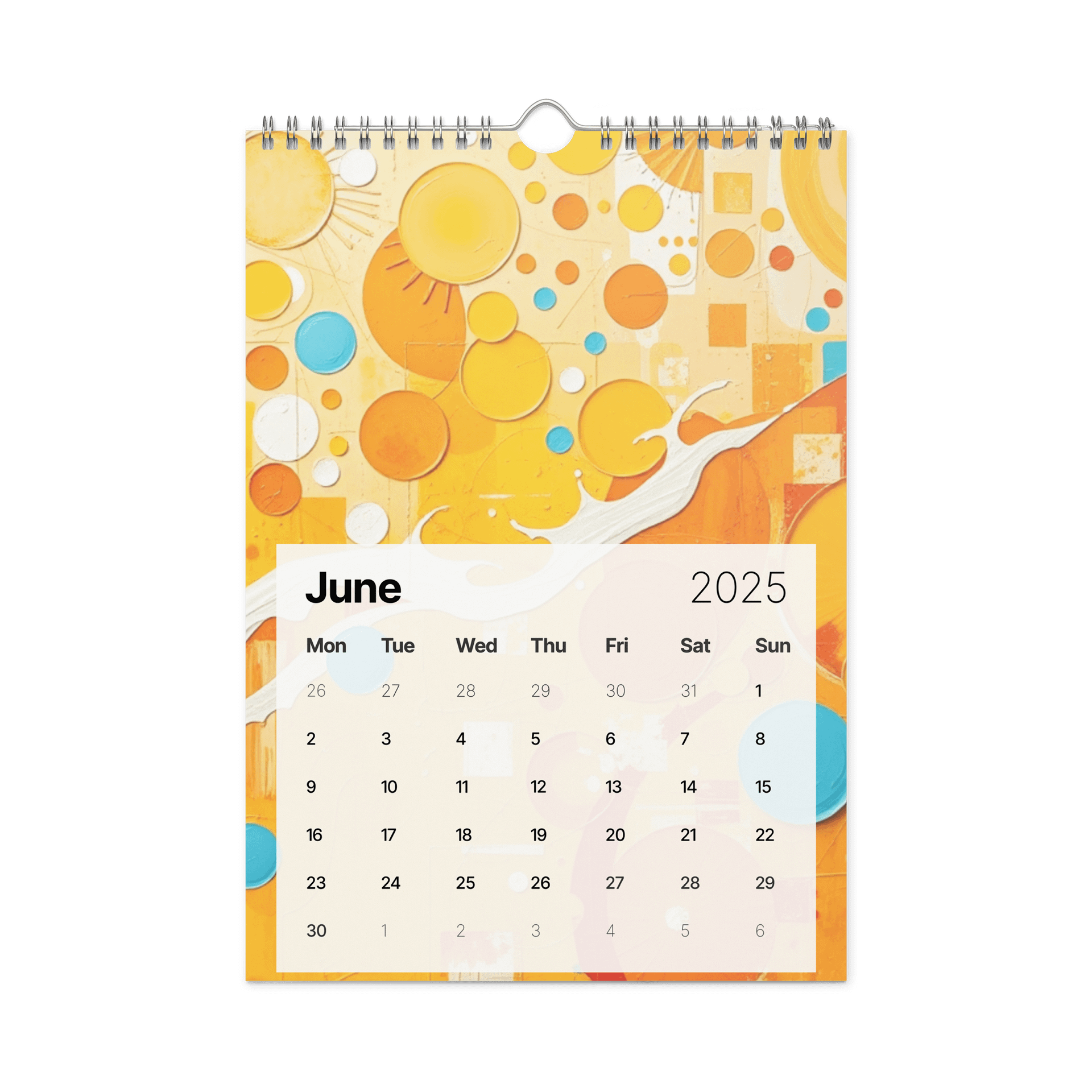 ART ABSTRACT WALL CALENDAR 2026 product image (8)