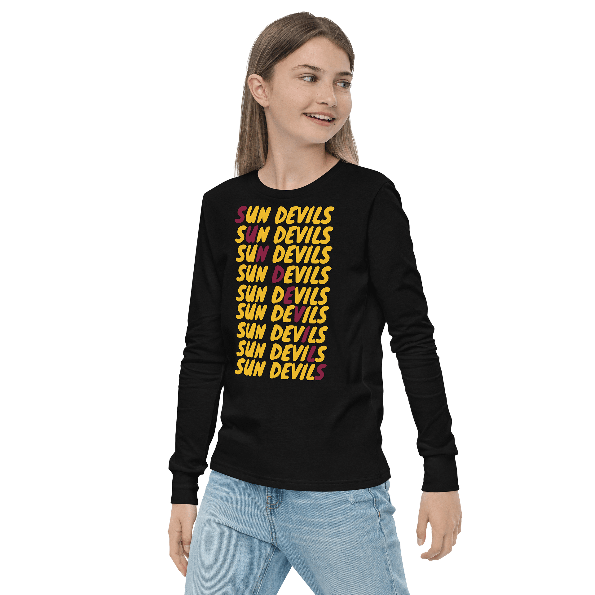 Sun Devil Schofield Vibes - Youth Long Sleeve Tee product image (4)