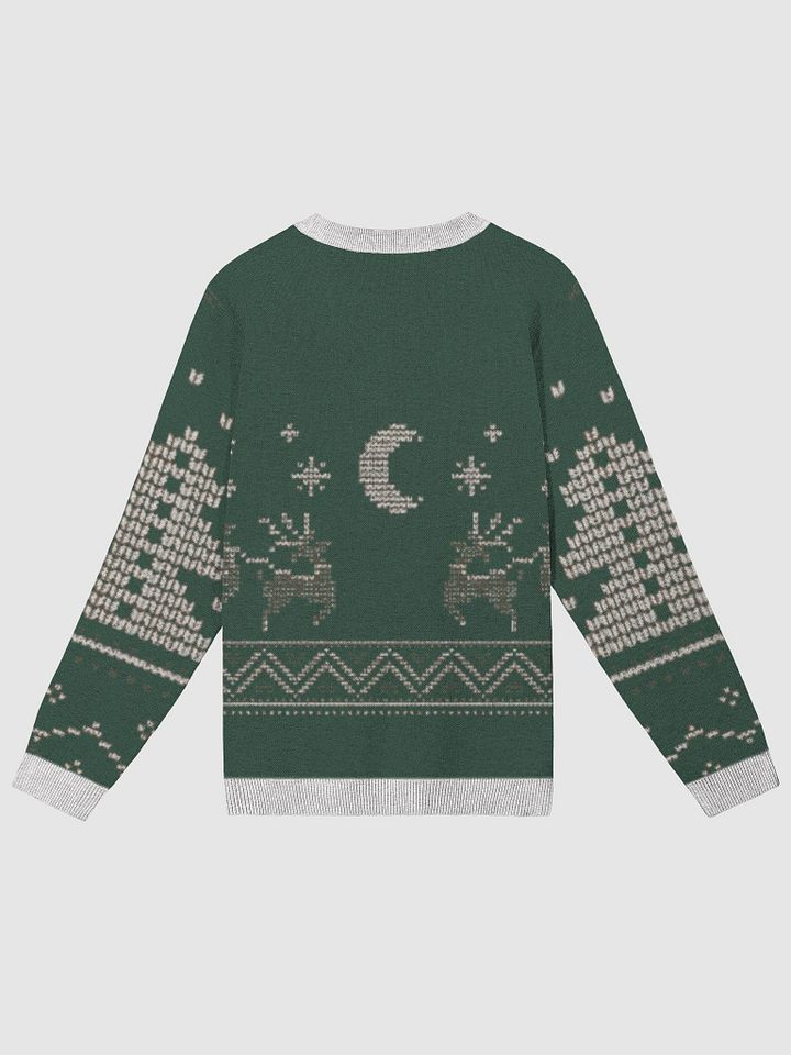 Celestial Green Reindeer Knit Sweater product image (2)