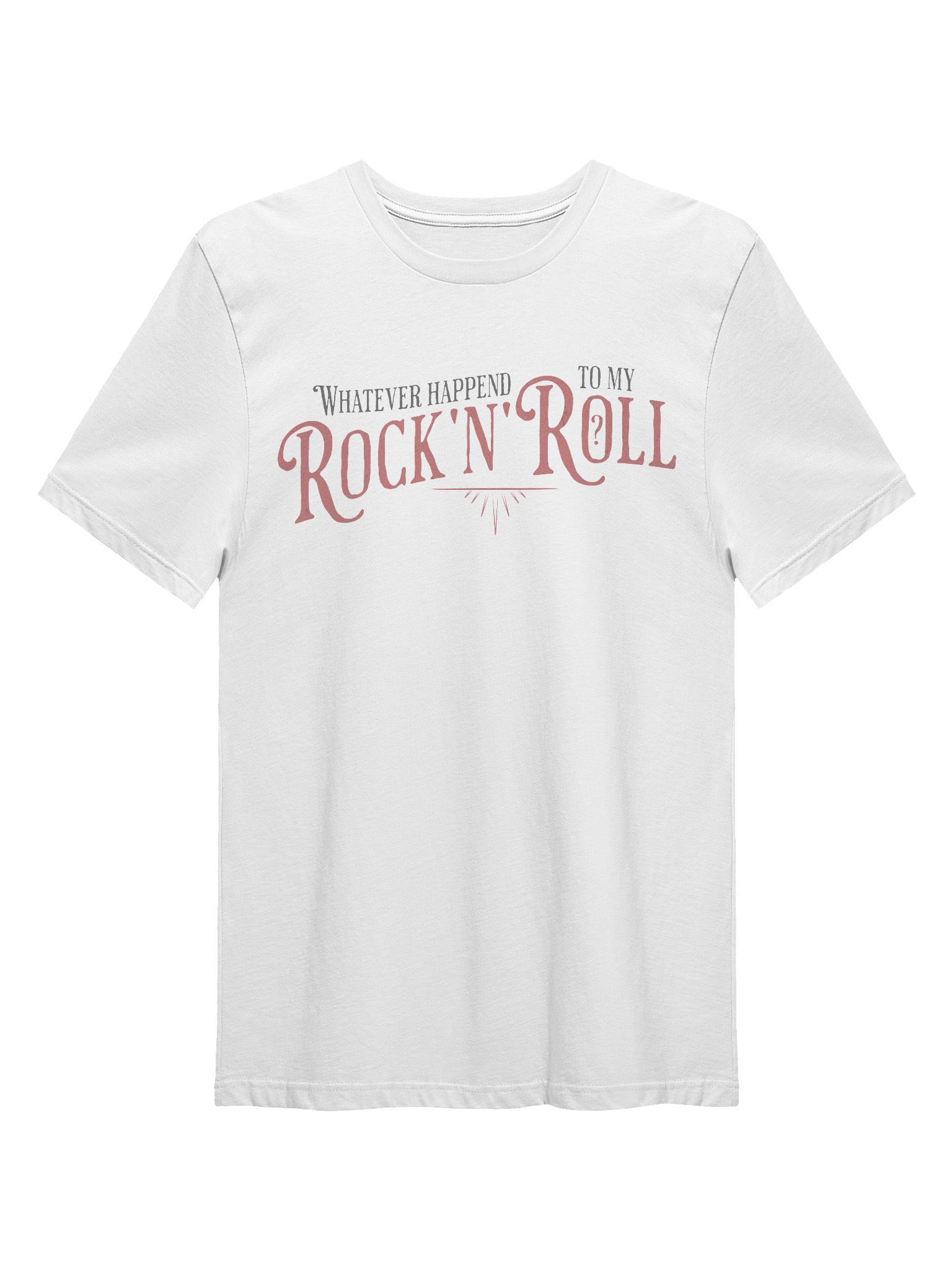 Whatever Happened to My Rock n Roll - Tee / white product image (1)