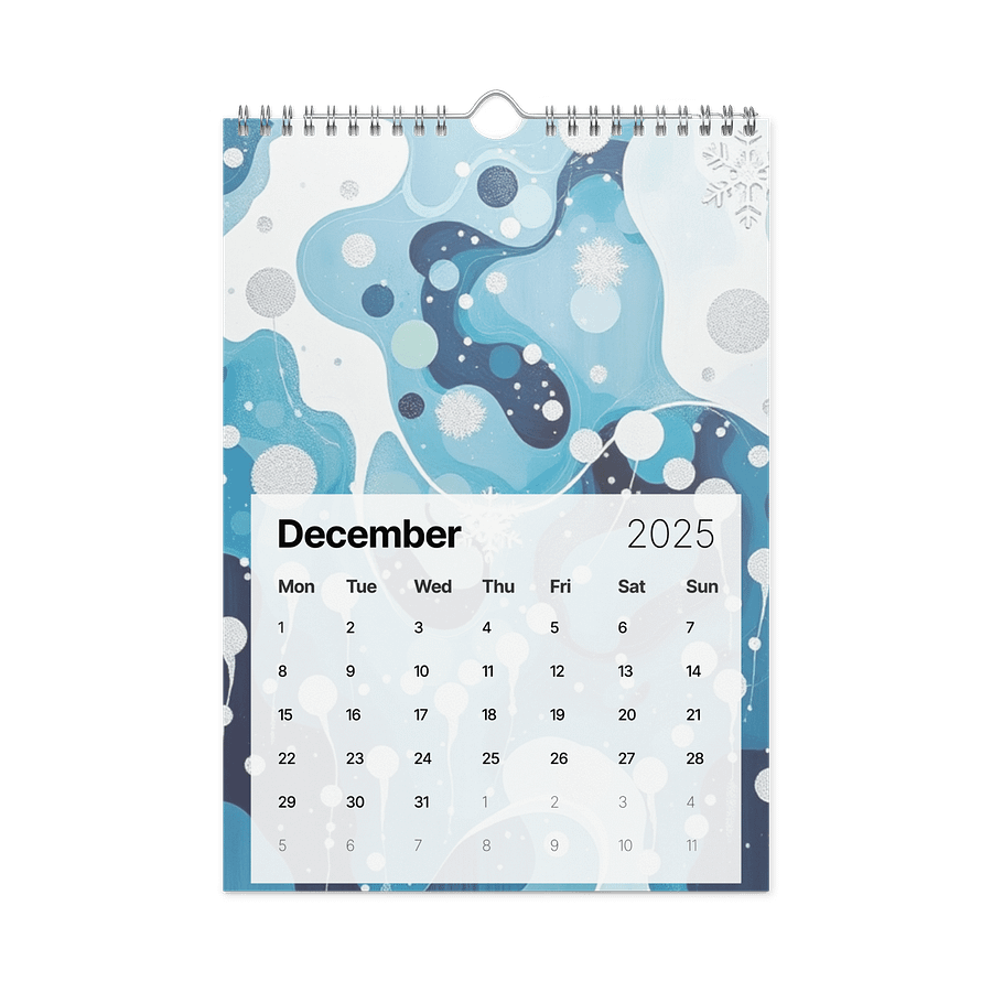 ART ABSTRACT WALL CALENDAR 2026 product image (4)
