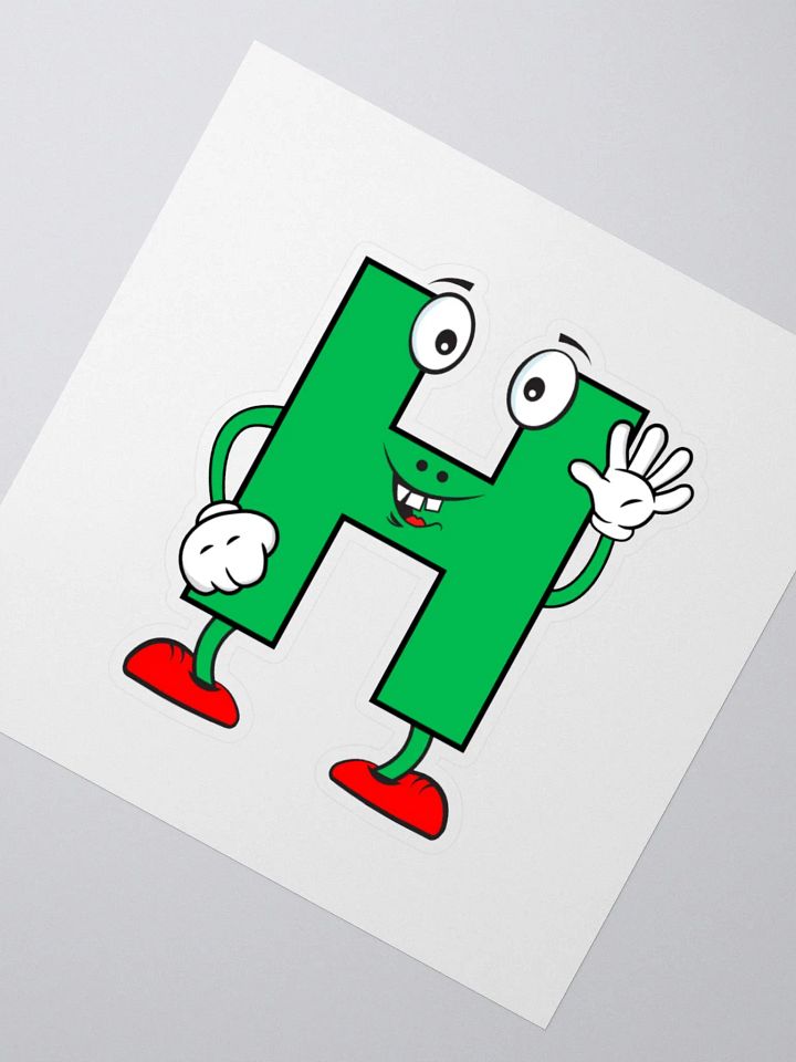 H Cartoon Character Sticker product image (4)