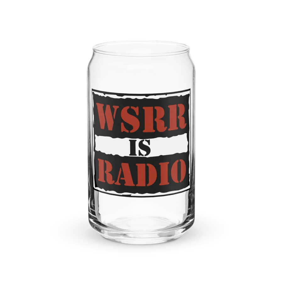 WSRR IS RADIO: Can-Shaped Glass product image (2)