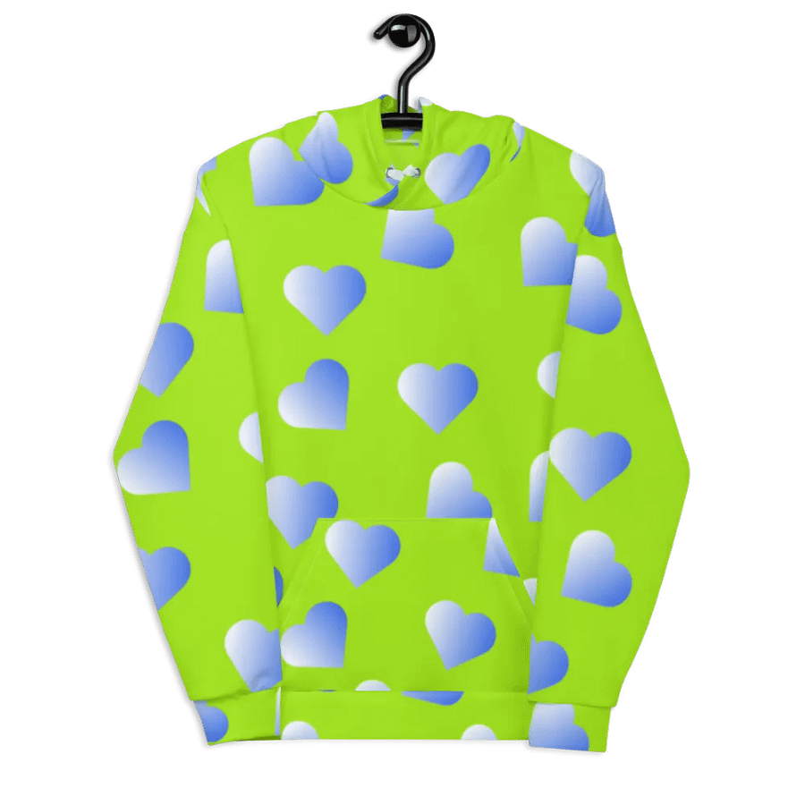 Love Pattern 2 Unisex All Over Print Pull On Hoodie product image (9)