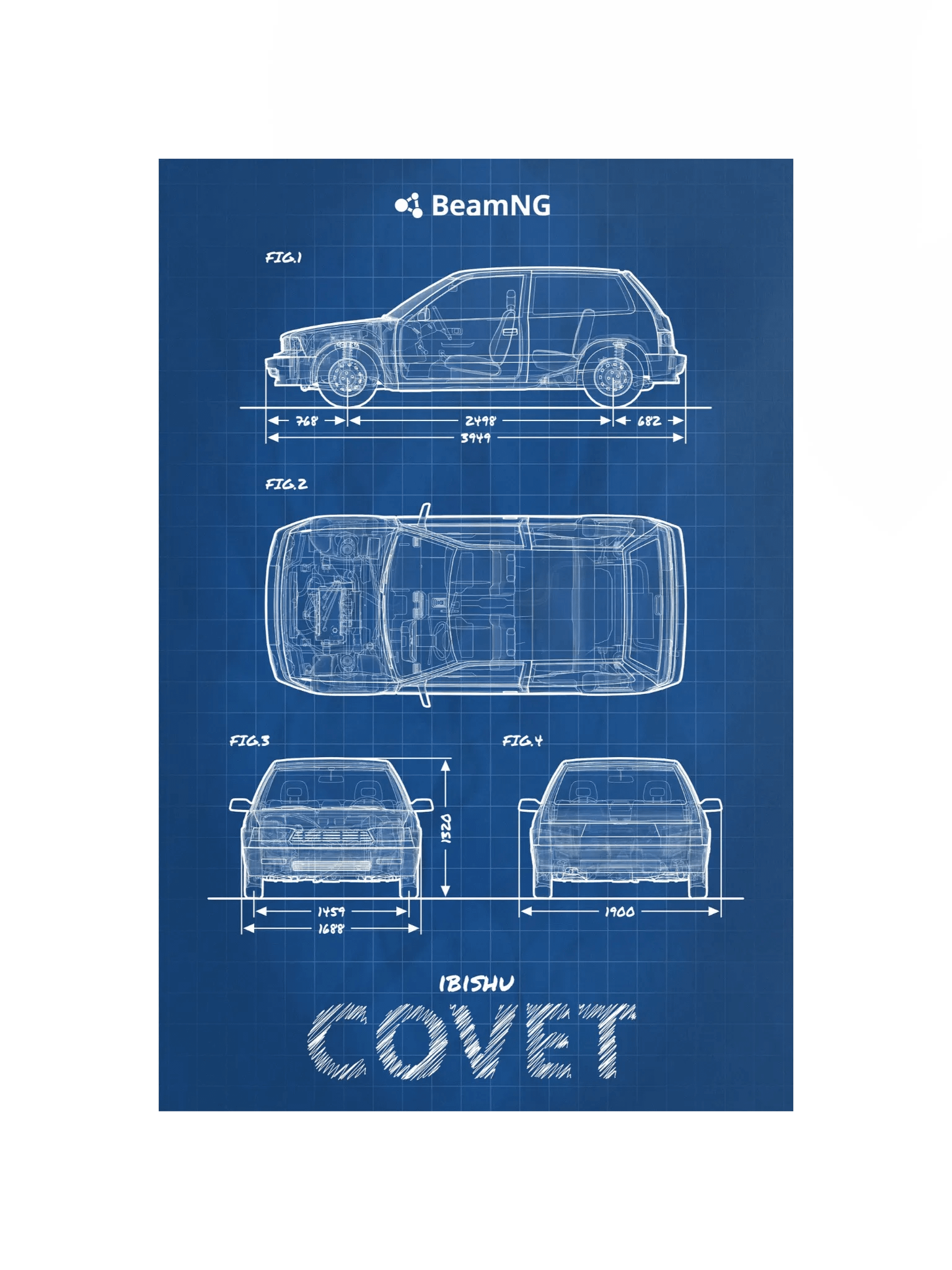Ibishu Covet Blueprint Poster product image (2)
