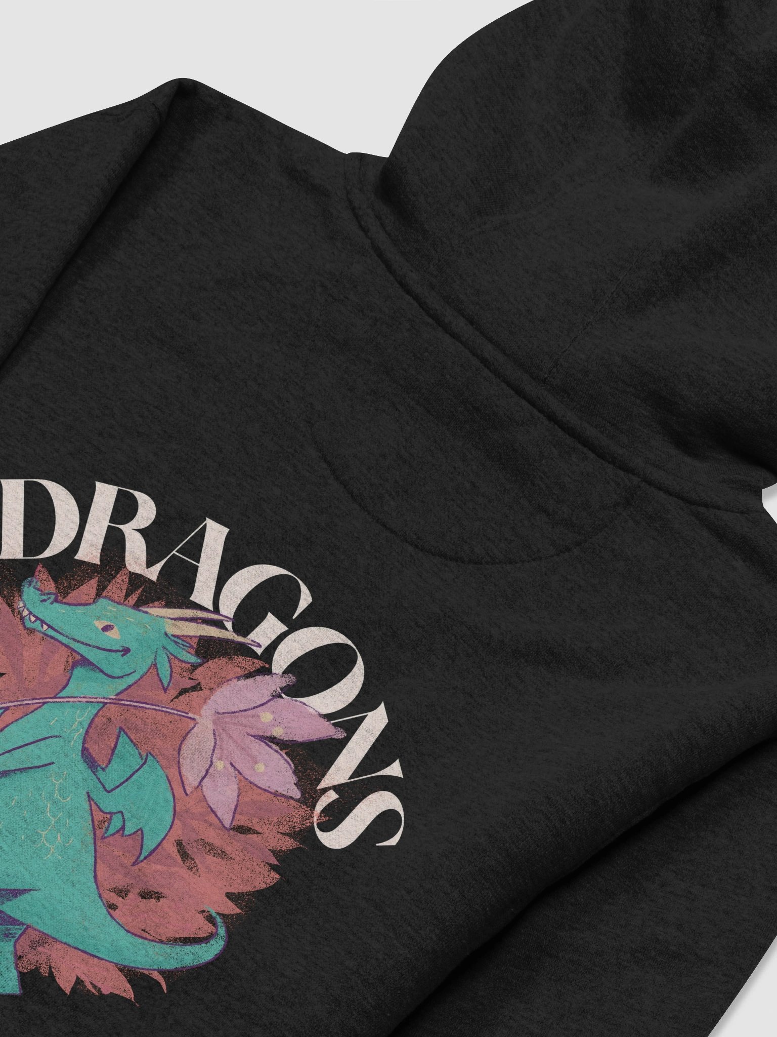 Dragons Are A Girl's Best Friend Dragon Girl Woman Friendship Hoodie product image (3)