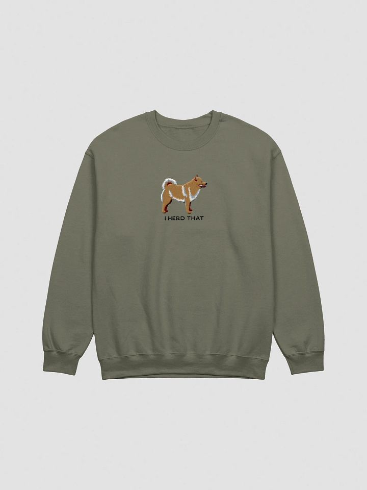 I Herd That Sweatshirt (Embroidered) of a Schipperke(Tan) product image (7)