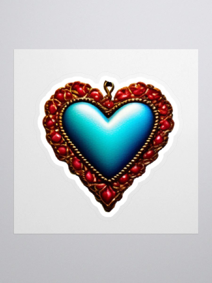 Whimsical Valentine’s Day Heart Sticker product image (1)