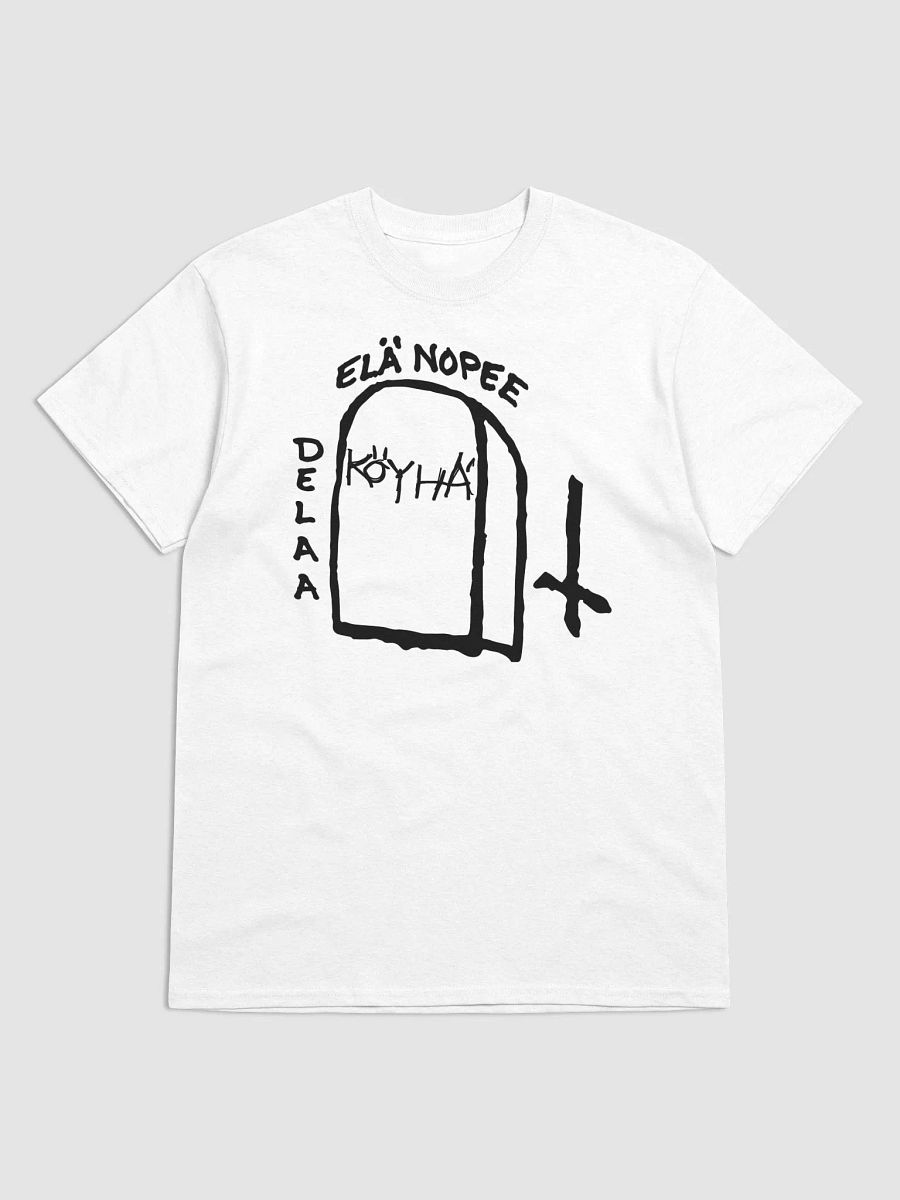 ELÄ NOPEE VALKOINEN T-PAITA product image (1)