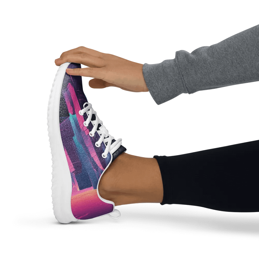 Vaporwave New York City All Over Print Athletic Shoes product image (4)