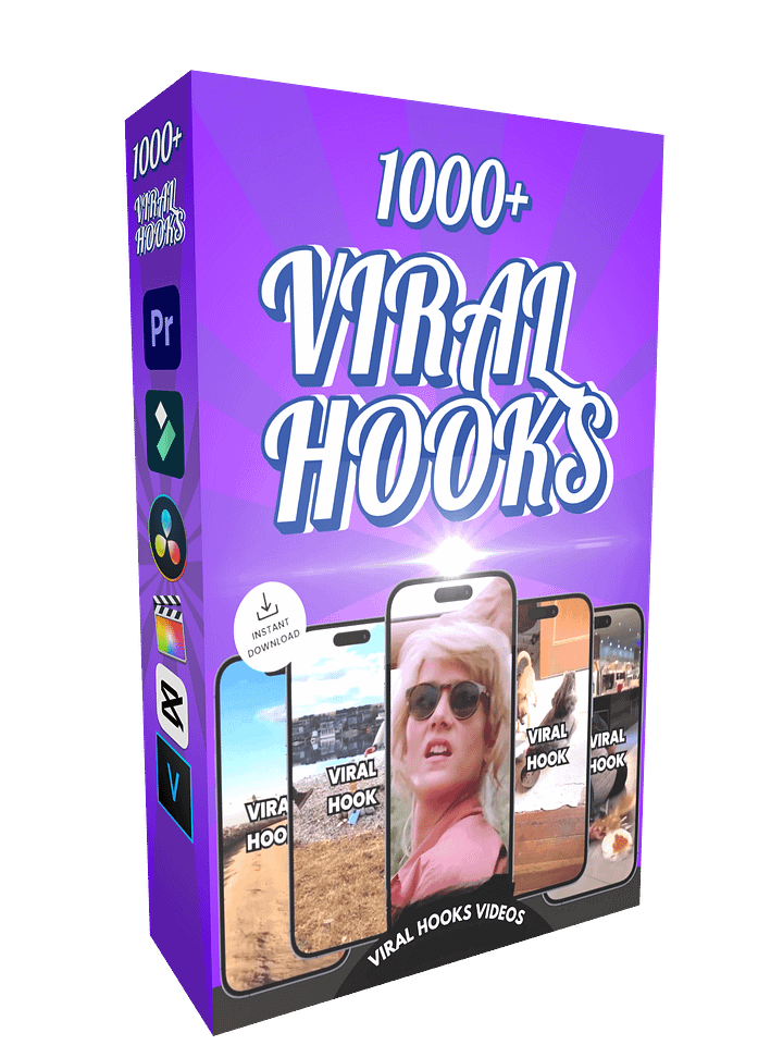 1000+ Viral Hook Clips Bundle product image (1)