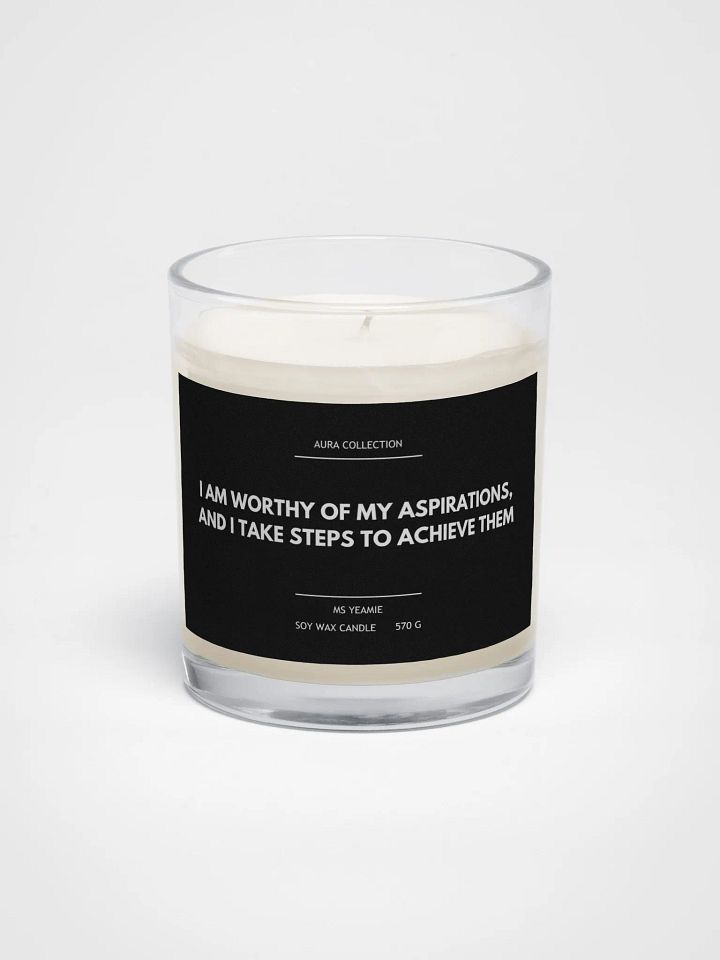 Aura Collection: I Am Worthy Soy Wax Candle product image (1)