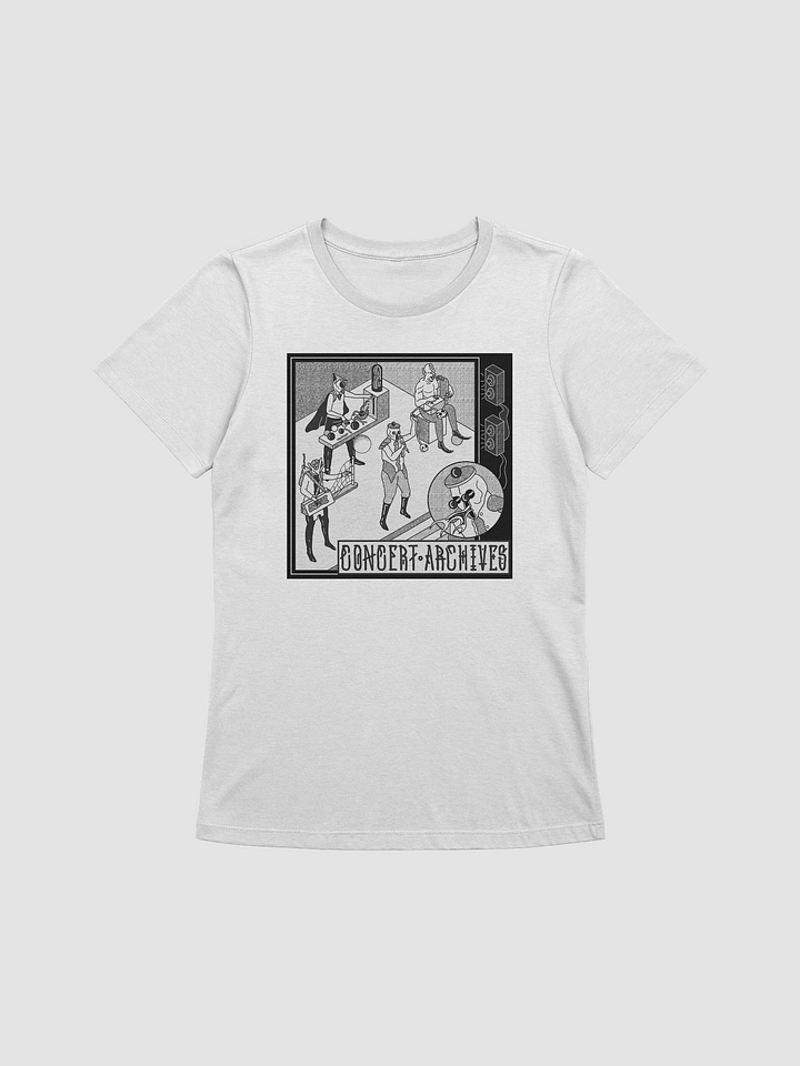 Psychedelic Alien Band Women's Fitted T-Shirt product image (1)