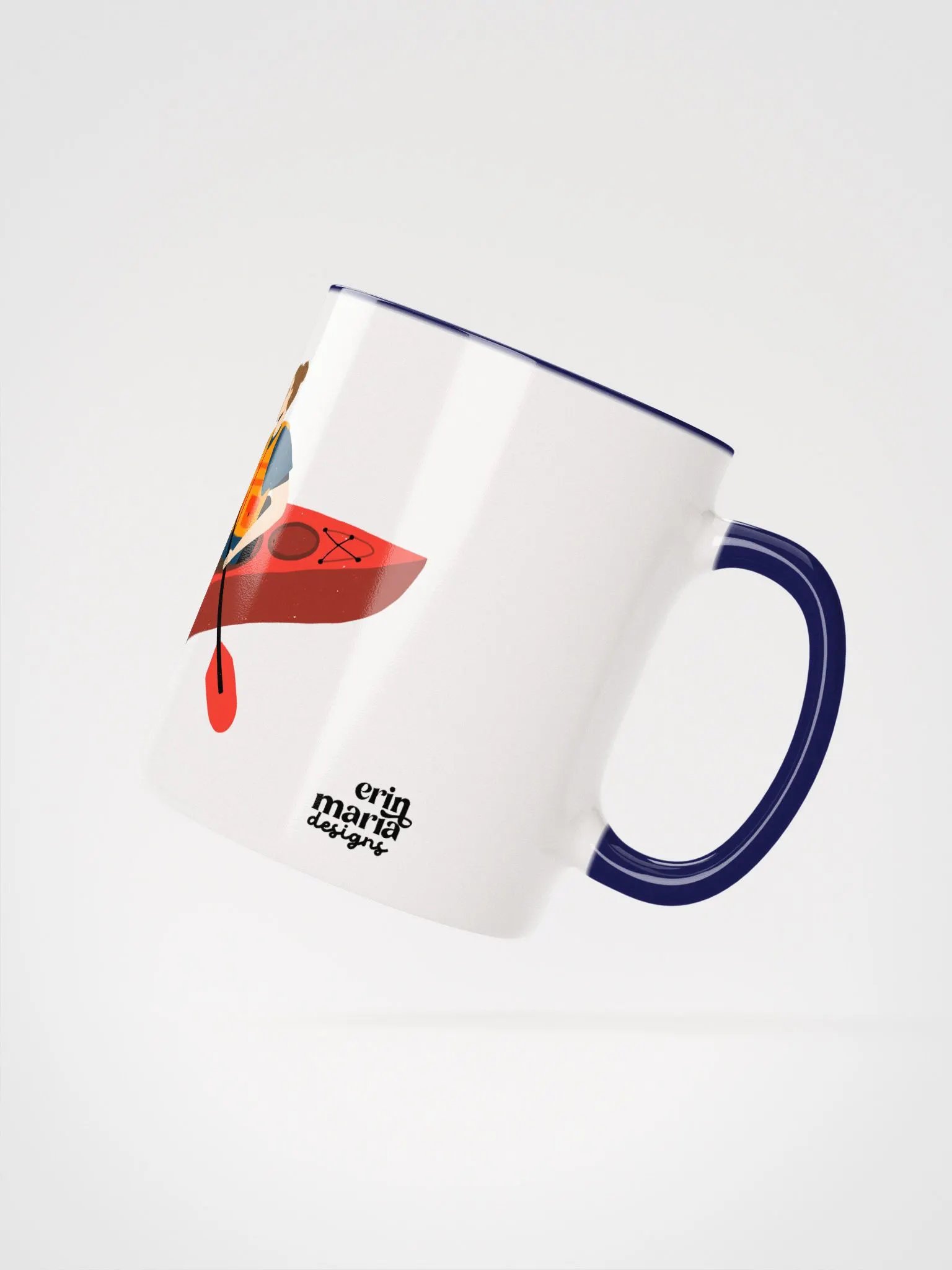 Kayaker Duo - Mug with Color Inside product image (2)
