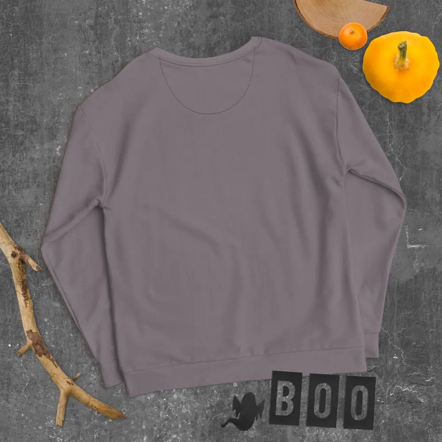 Plain Medium Gray True Summer Unisex Recycled Polyester Heavyweight Premium Sweatshirt by Treasure Pie product image (11)