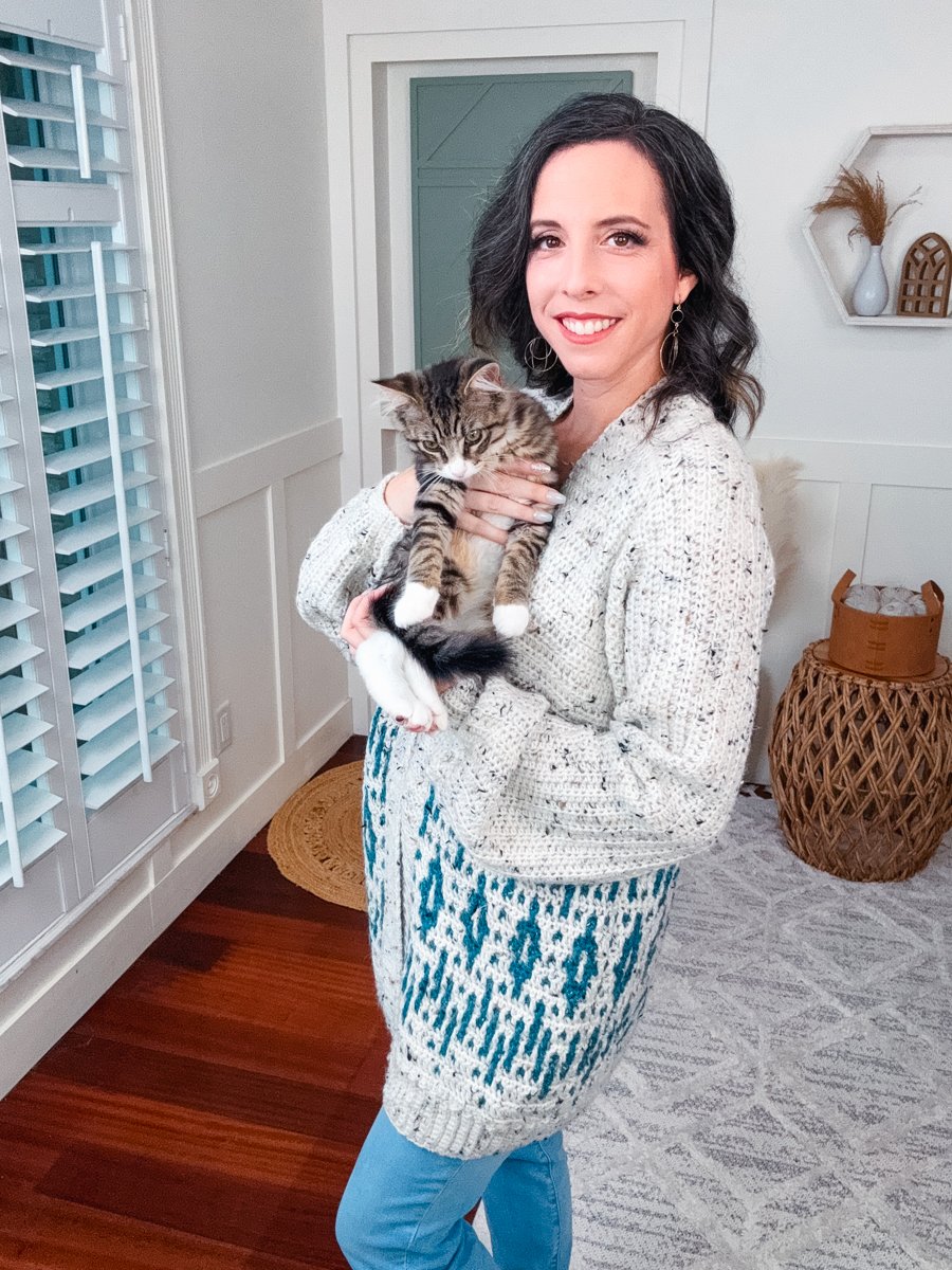 Wish Upon A Star Crochet Cardigan - Learn to Crochet an Easy Mosaic Cardigan product image (5)