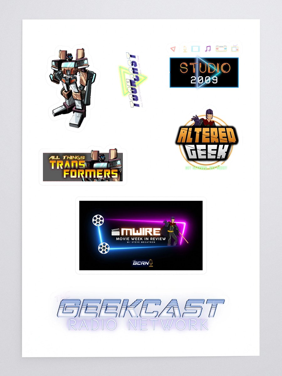 Geeky Podcast Stickers product image (3)