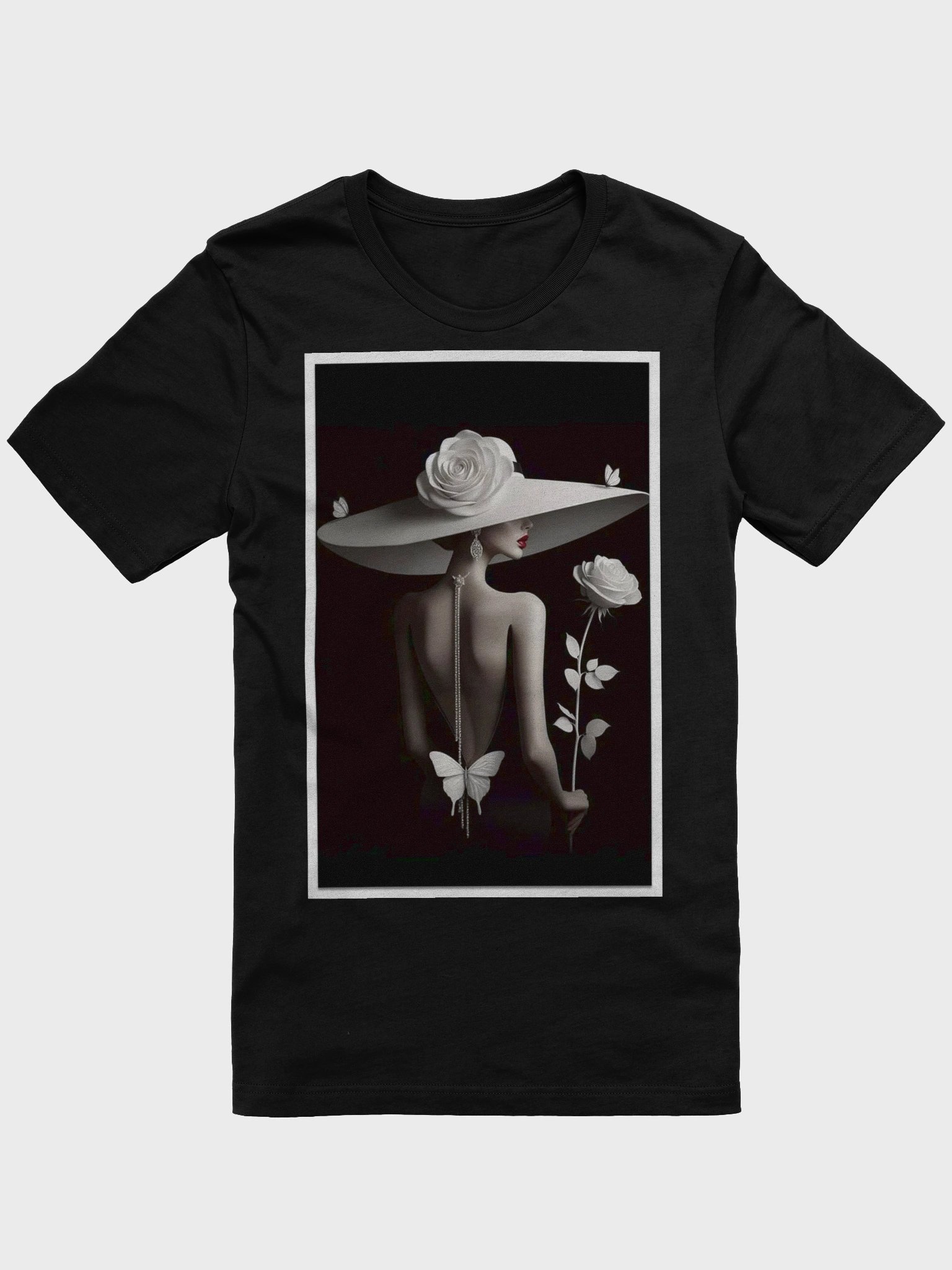 Rose Noir Elegance T-Shirt product image (1)