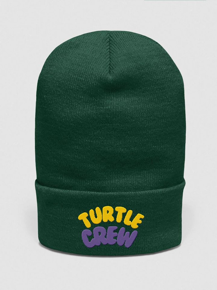 Green Turtle Crew Winter Beanie product image (1)