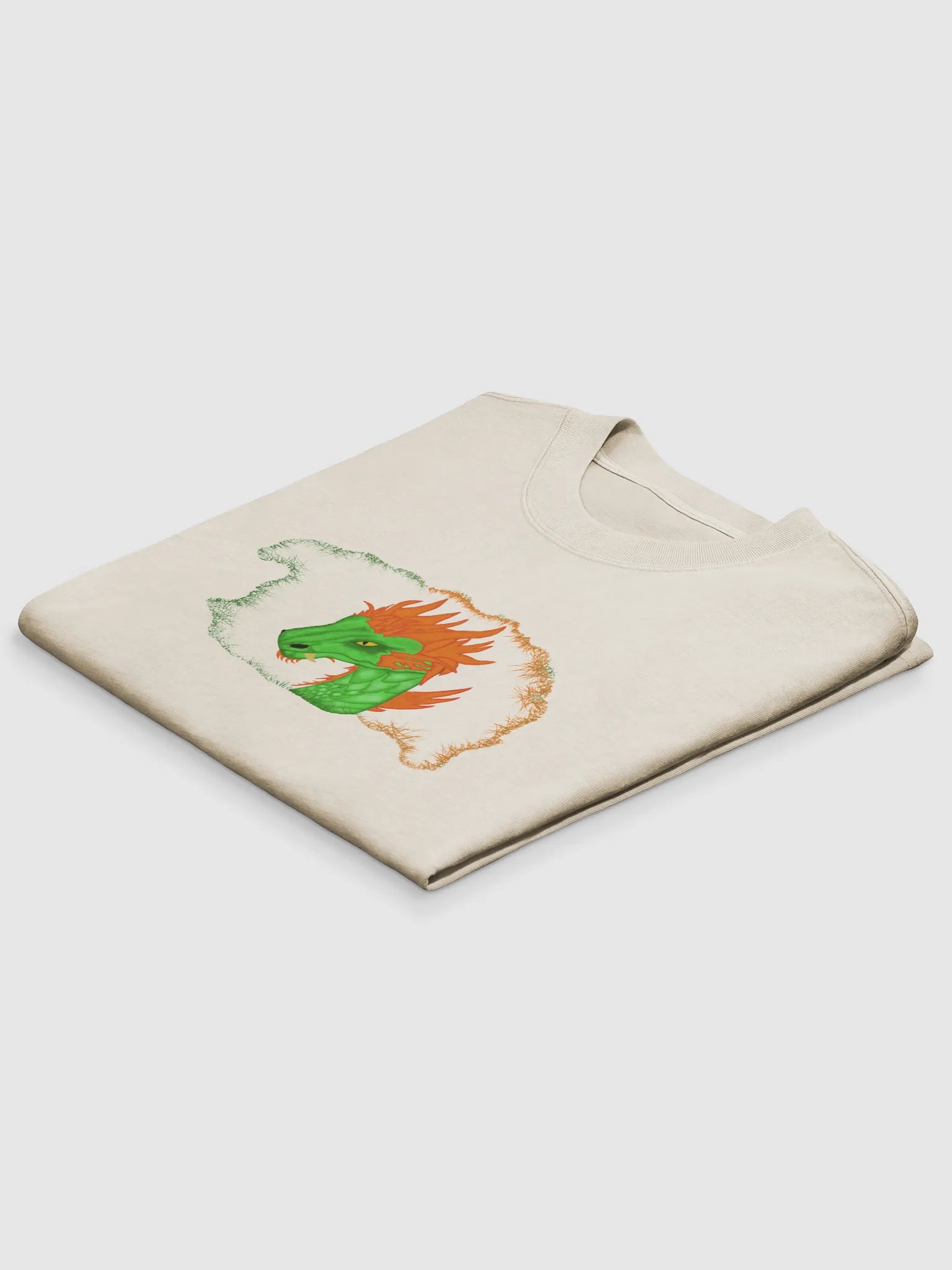 Dragonfire Oversized Faded T-Shirt product image (4)