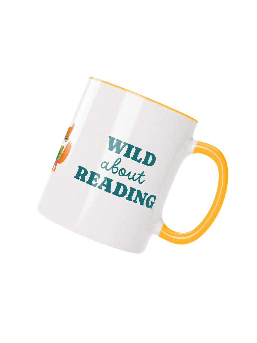 Wild About Reading 11oz Mug - Yellow Inside product image (3)