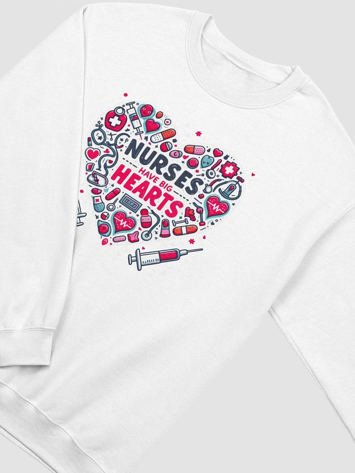 Heartfelt Nurses Have Big Hearts Sweatshirt product image (19)