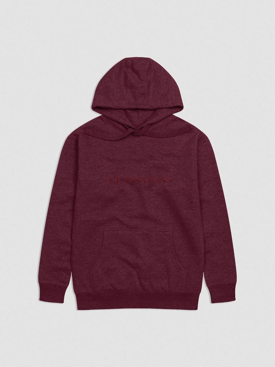 #CLASSY FASS - Maroon Hoodie product image (1)