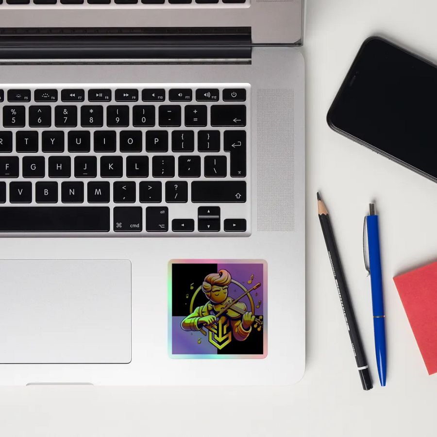 Golden Fiddle Icon Sticker product image (10)