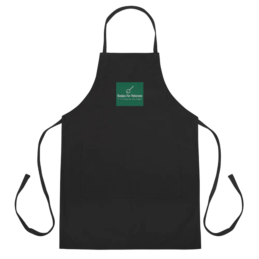 Banjos For Veterans (B4V) Official Logo Embroidered Cooking Apron product image (2)