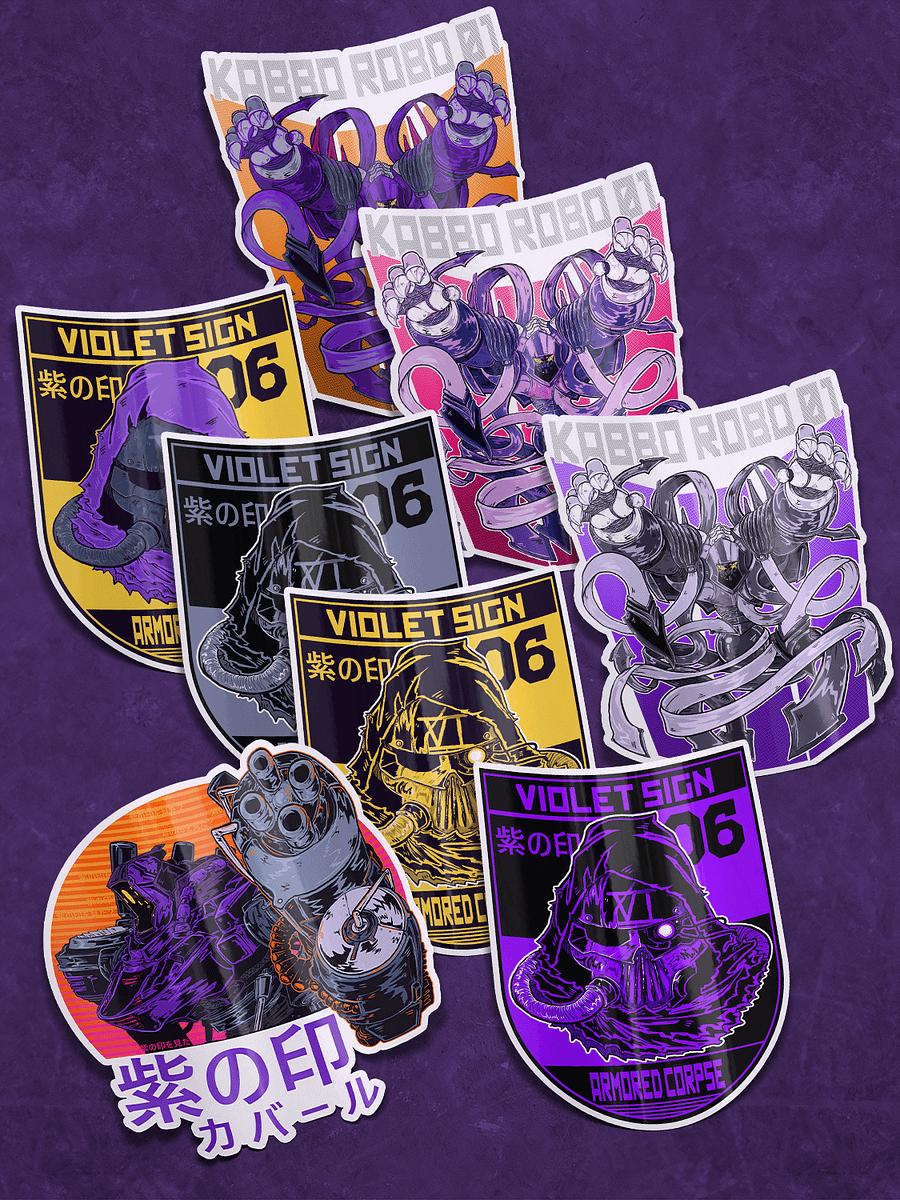 KABHAAL MECH DROP STICKER PACK (PRE-ORDER) product image (1)