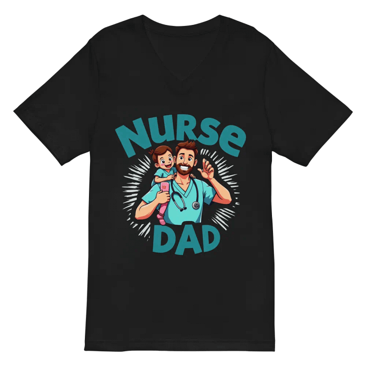Super Dad Nurse V-Neck Tee product image (3)
