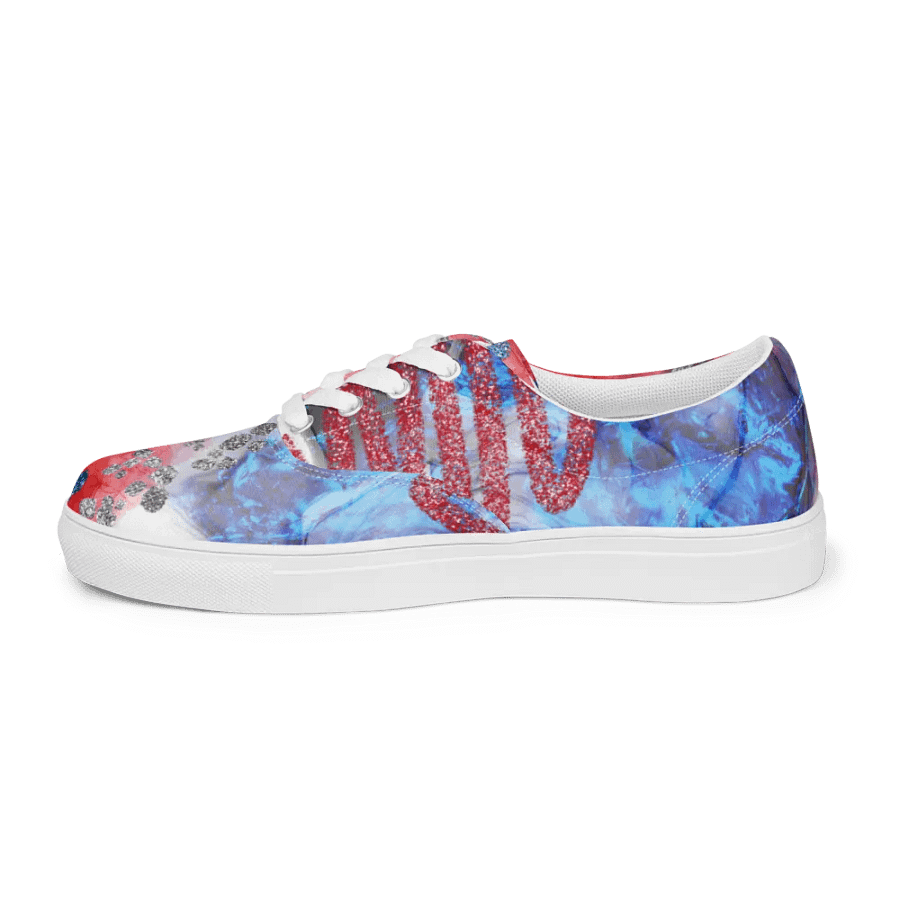 Womens Patriotic Laced Up Shoes product image (4)