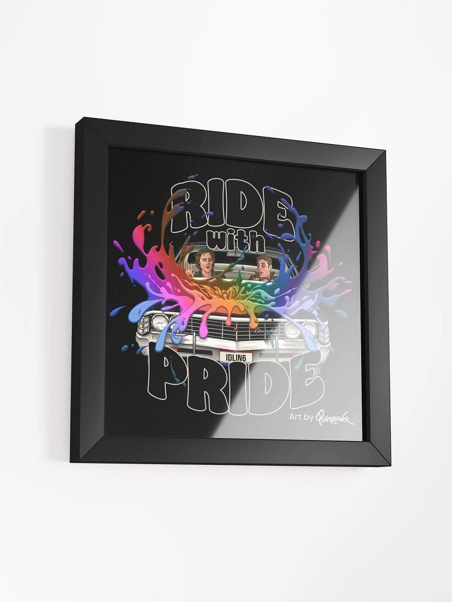 Ride with Pride Poster - Framed product image (3)