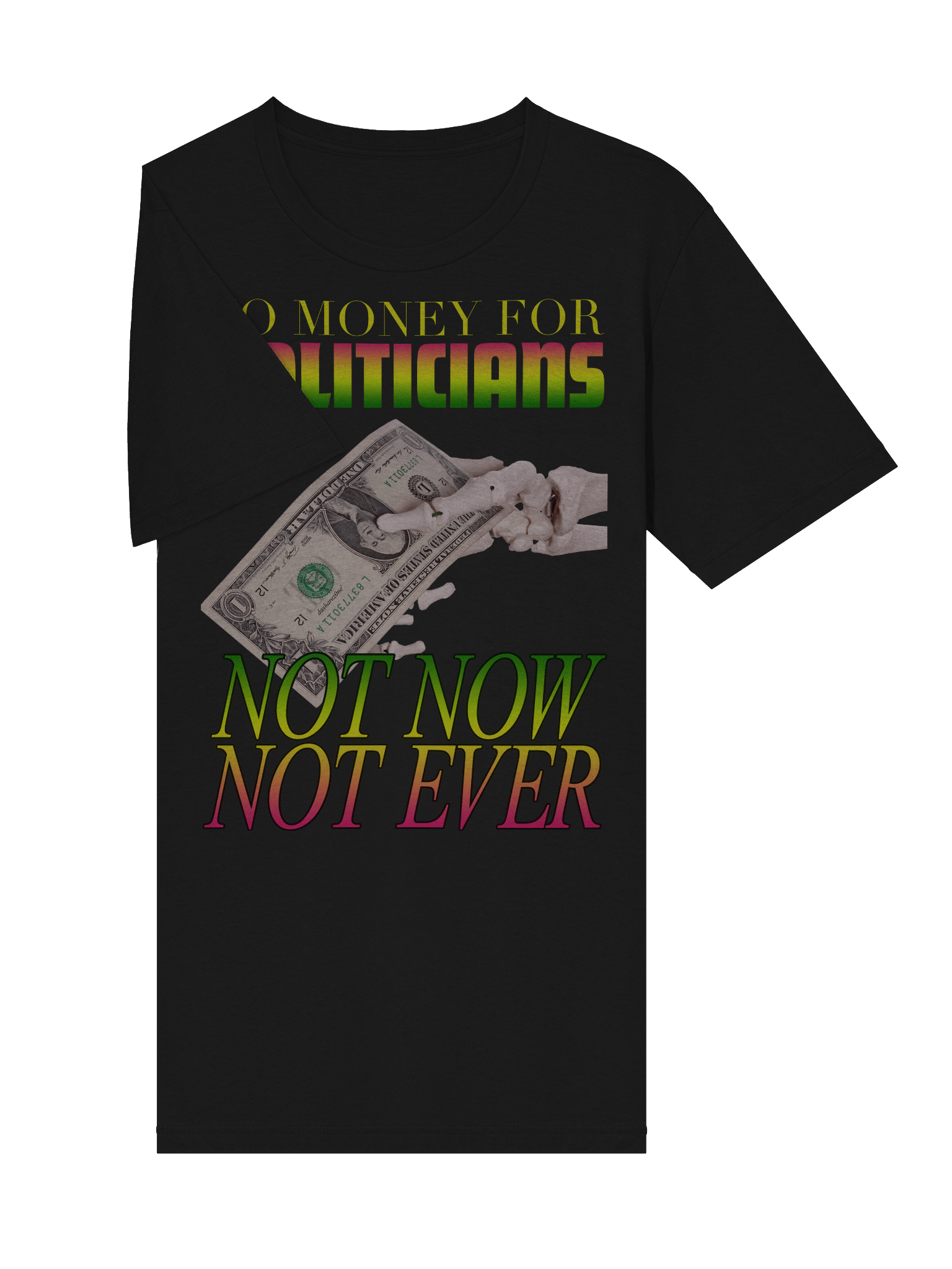 NO MONEY FOR POLITICIANS "TRI BLEND" product image (17)